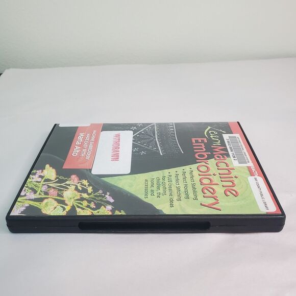 Learn Machine Embroidery: Made Easy With Marta Alto DVD Ex Library 2012 UNTESTED - Picture 6 of 8